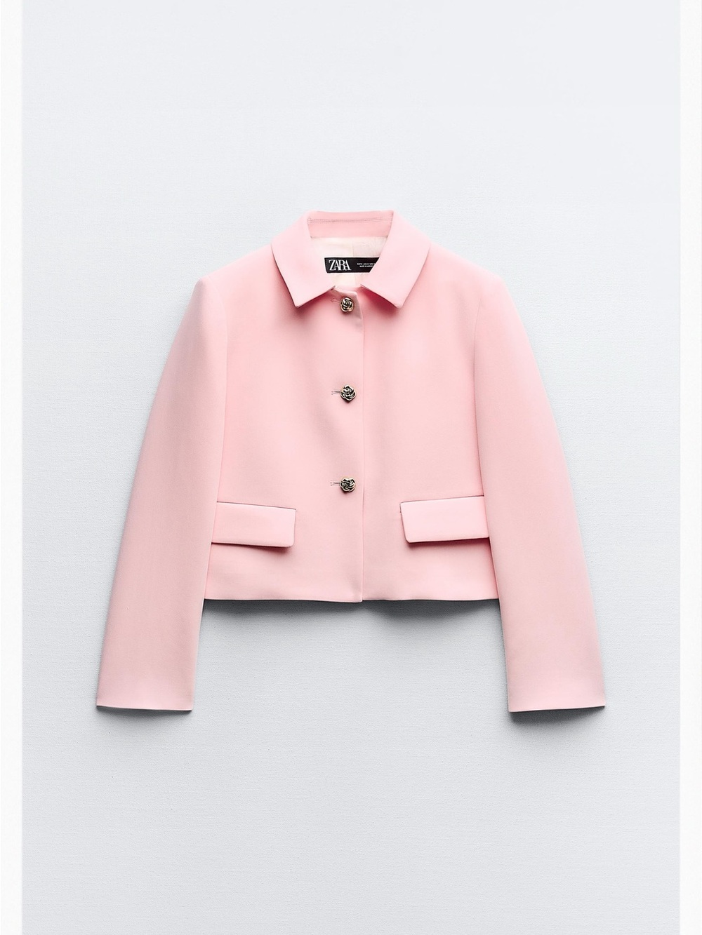 ZARA Pastel Pink Blazer Set